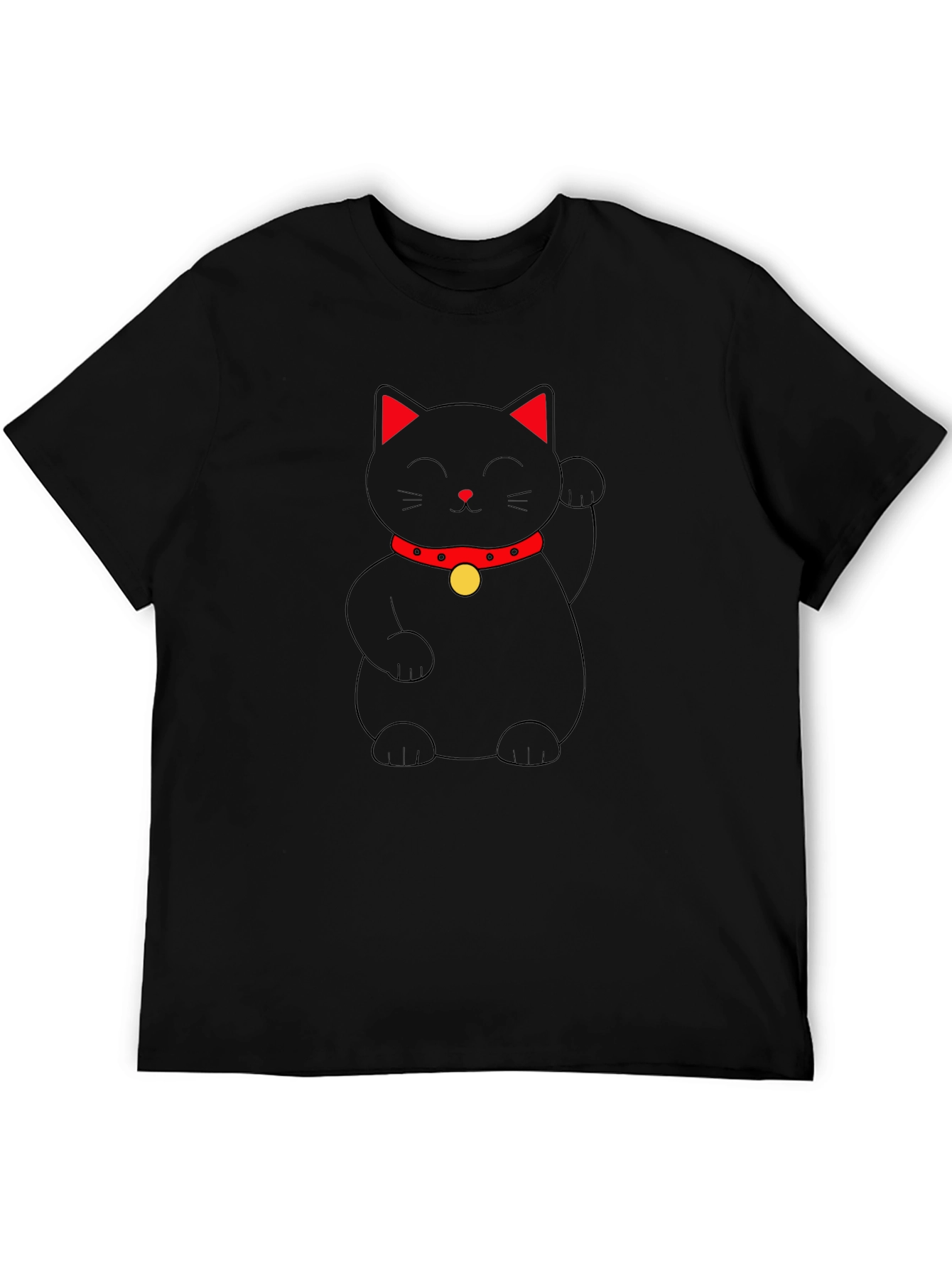 Lucky Black Cat Graphic Tee
