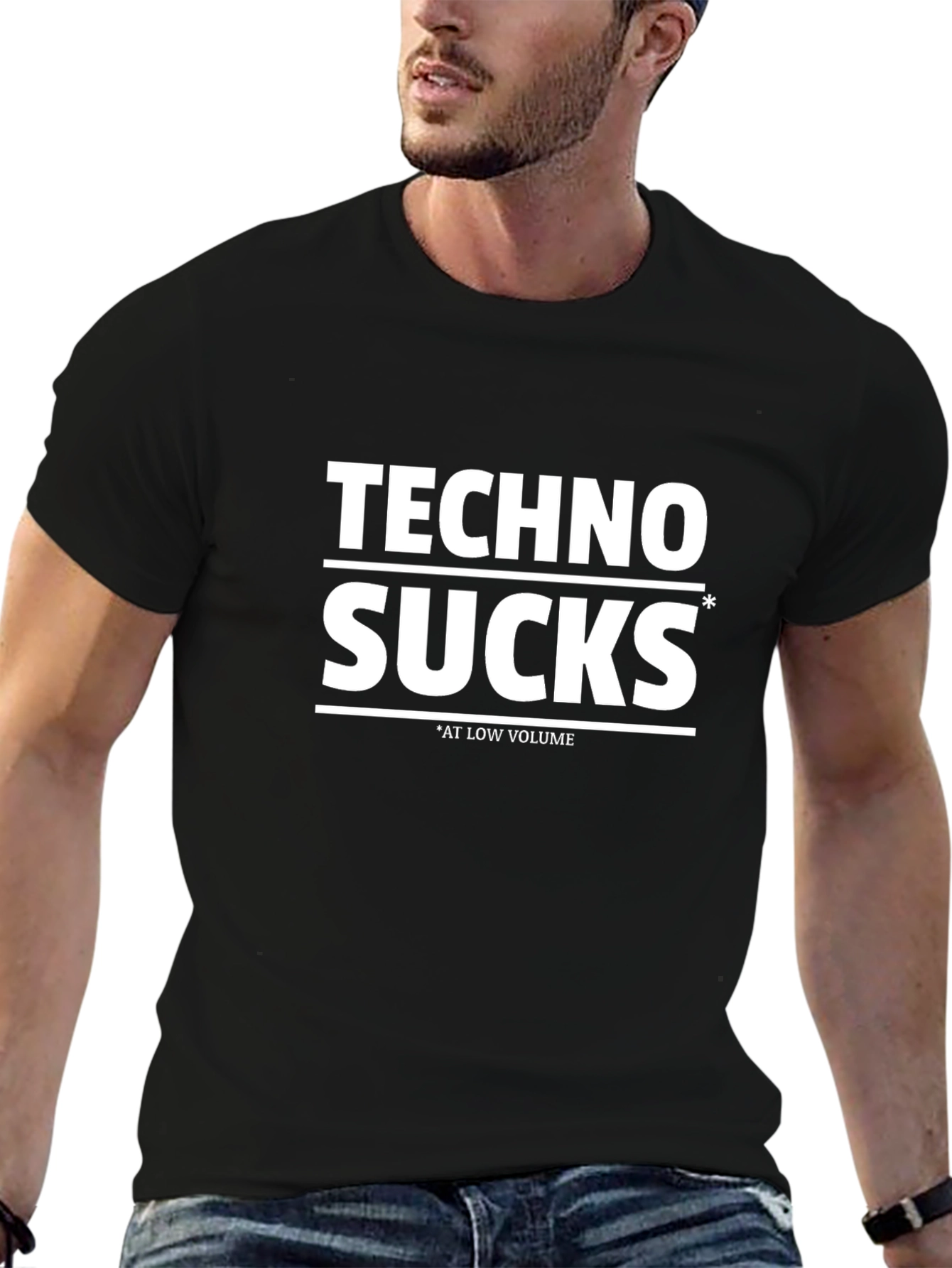 Techno Sucks T-Shirt - Funny Sarcastic Music Tee