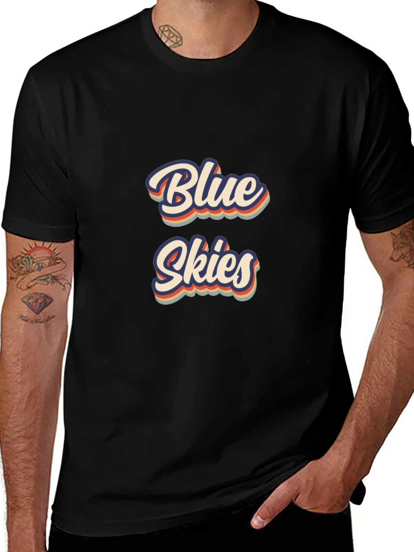 Retro Blue Skies Graphic Tee