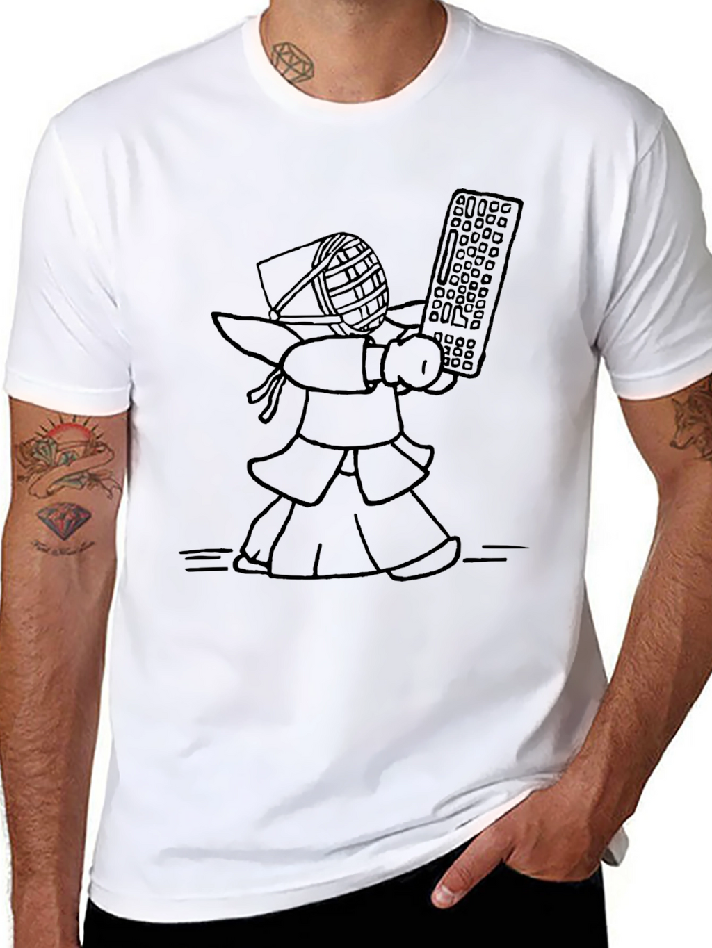 Kendo Keyboard Warrior Black T-Shirt