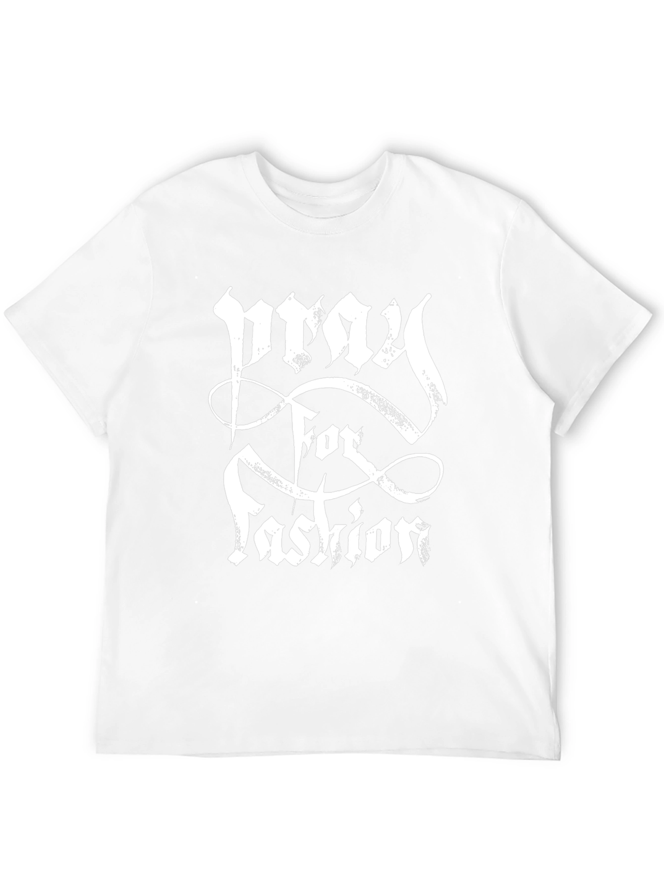 Pray for Fashion Black Graphic Tee