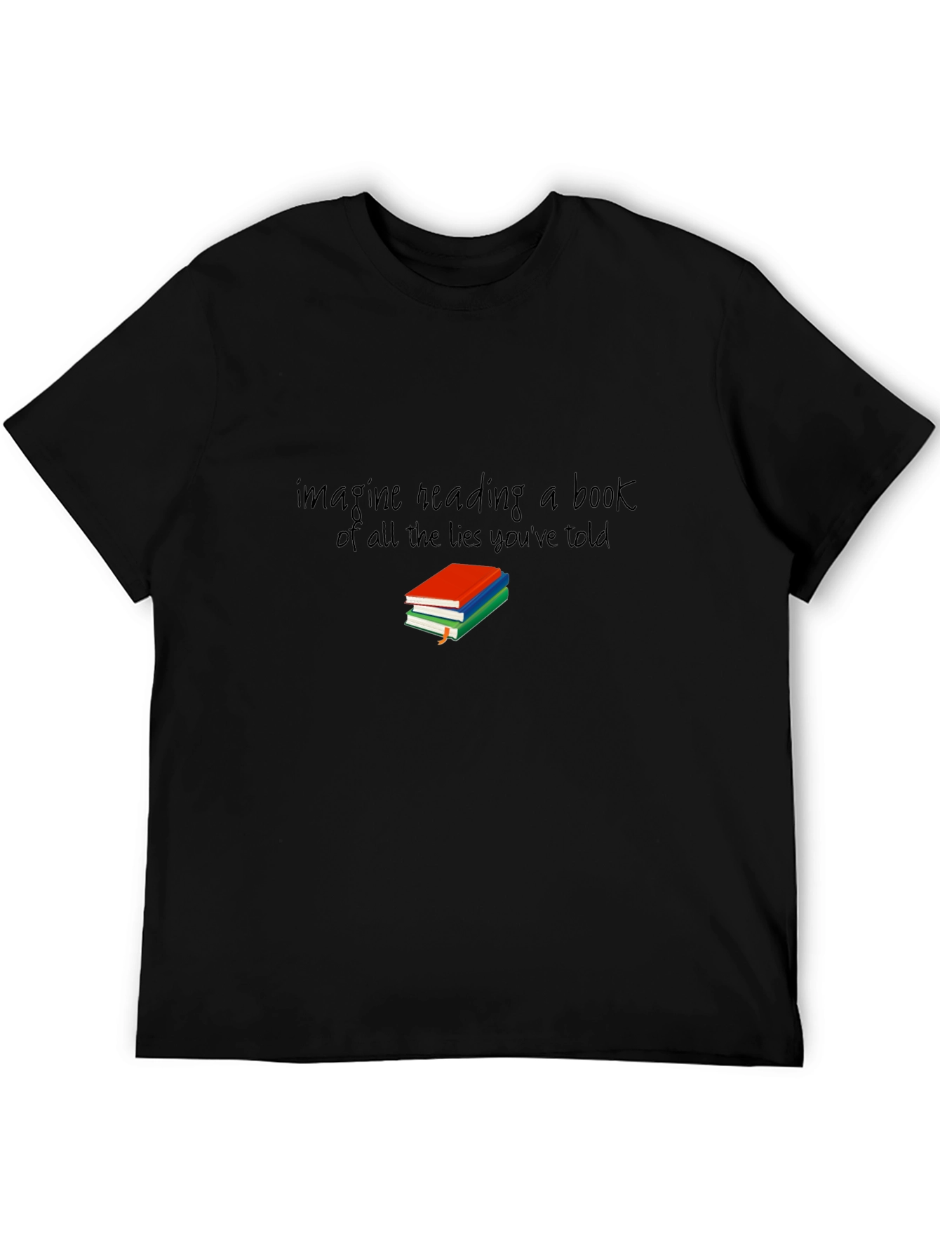 Imagine Reading Book of Lies Graphic T-Shirt