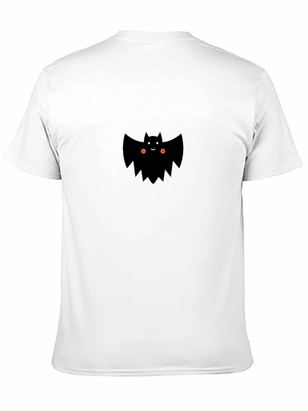 Cute Bat Graphic Tee - Mens Black T-Shirt
