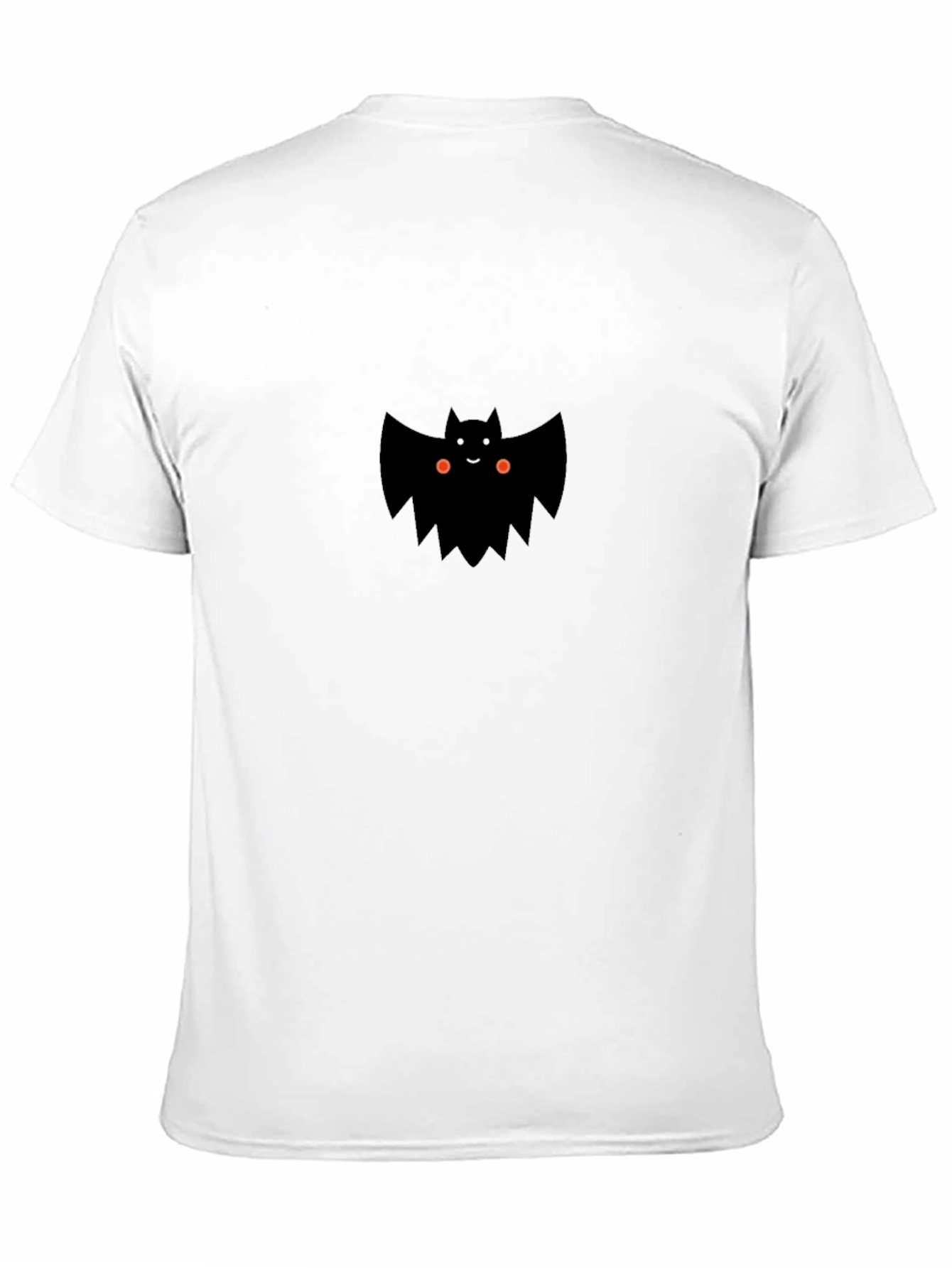 Cute Bat Graphic Tee - Mens Black T-Shirt