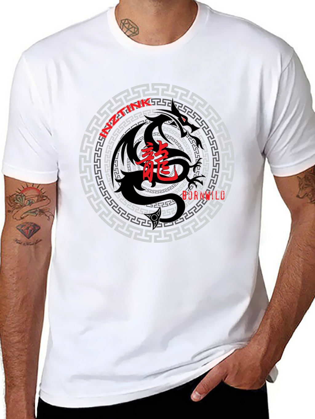 Dragon Graphic T-Shirt - INZTINK Design