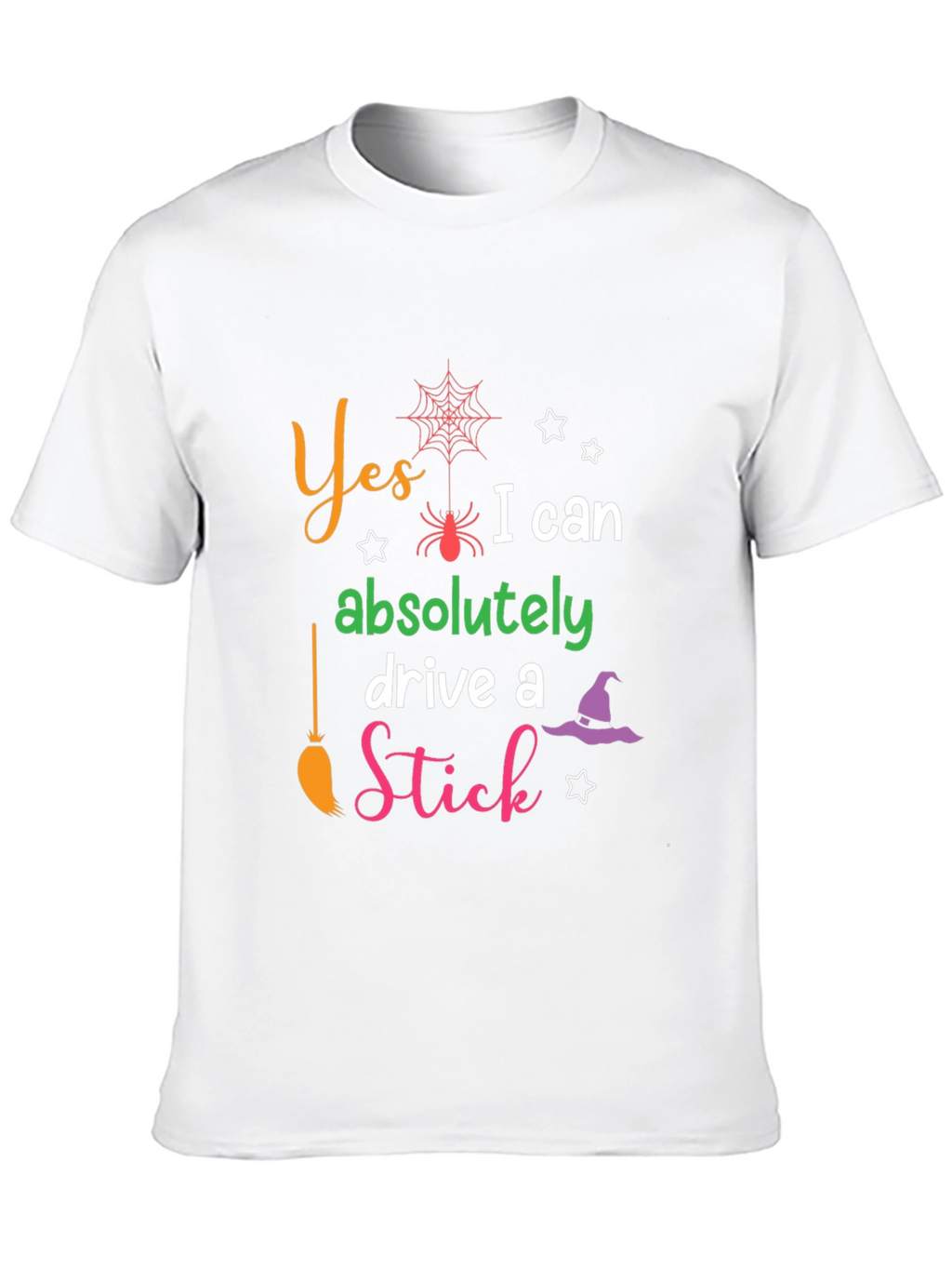 Yes I Can Drive a Stick Halloween T-Shirt