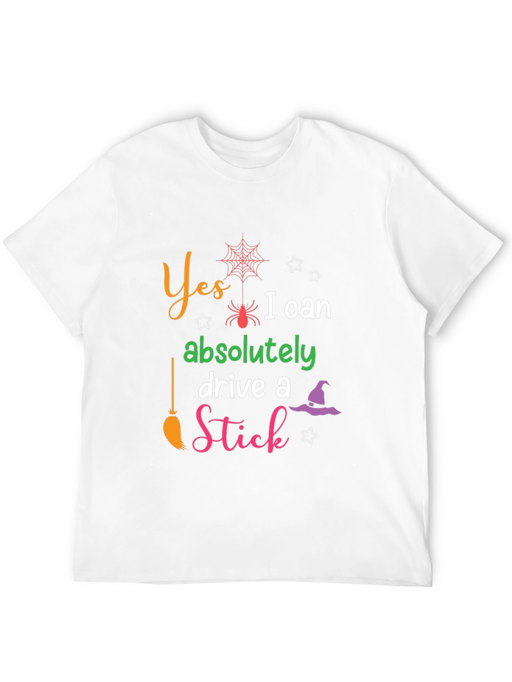 Yes I Can Drive a Stick Halloween T-Shirt