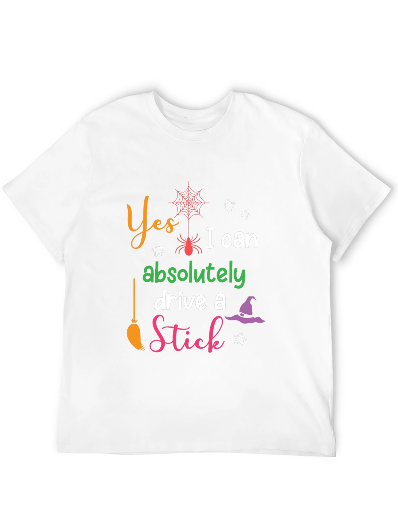 Yes I Can Drive a Stick Halloween T-Shirt