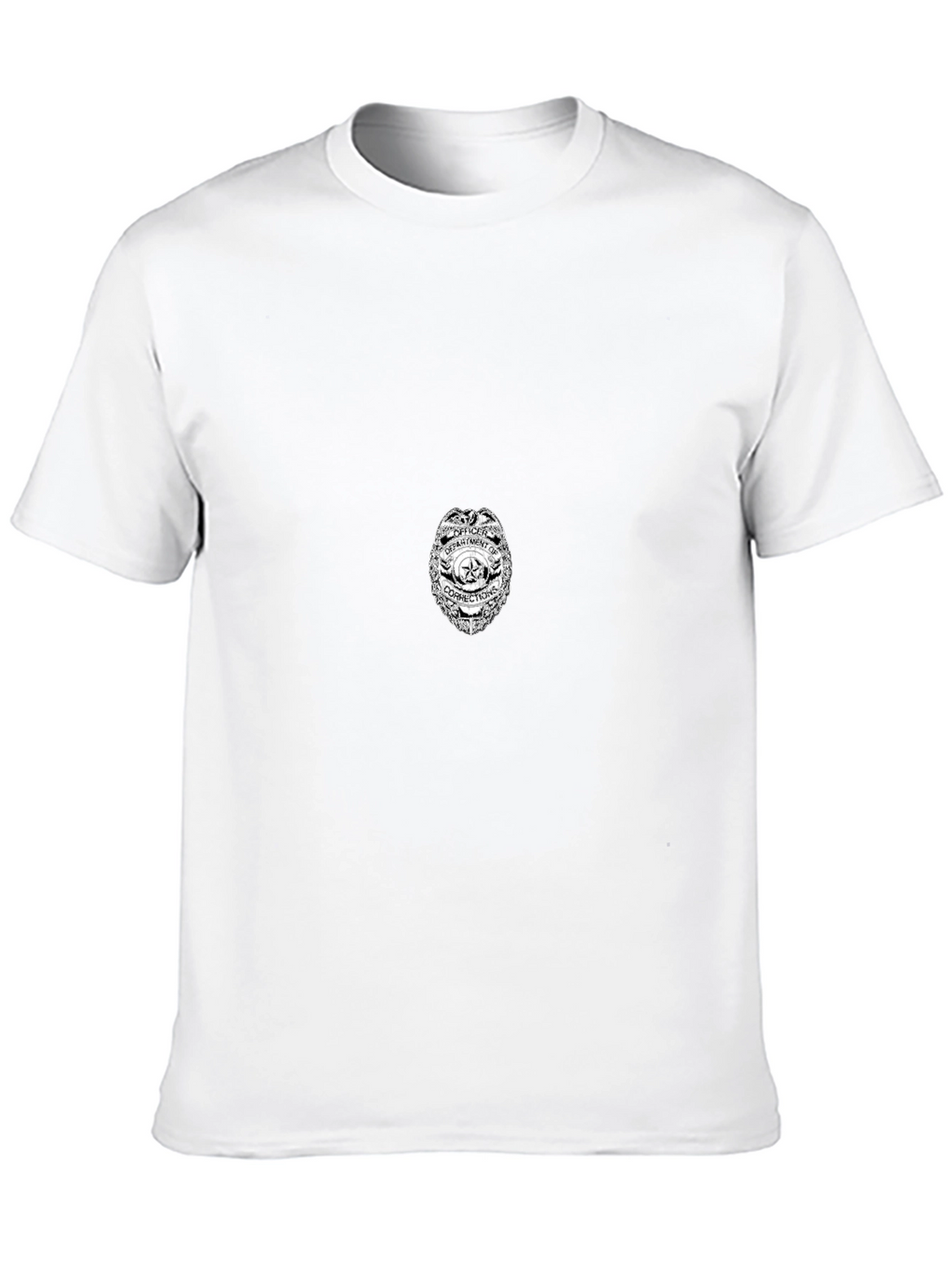 Officer Department of Corrections Badge T-Shirt