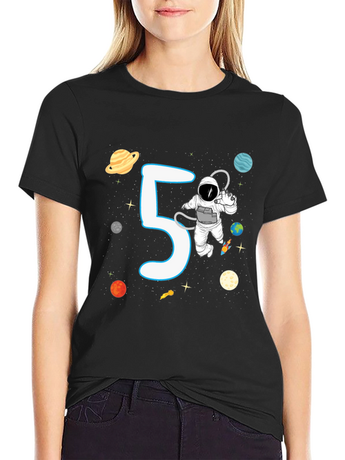 5th Birthday Astronaut T-Shirt