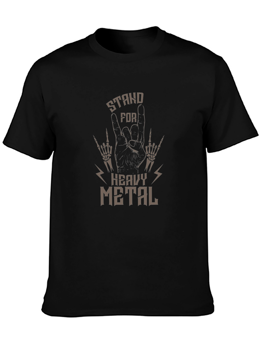 Stand For Heavy Metal Graphic T-Shirt