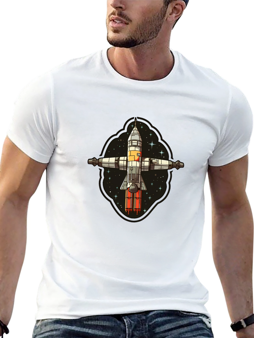 Rocket Ship T-Shirt - Blast Off in Style!