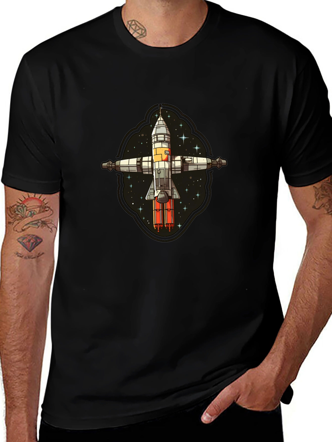Rocket Ship T-Shirt - Blast Off in Style!