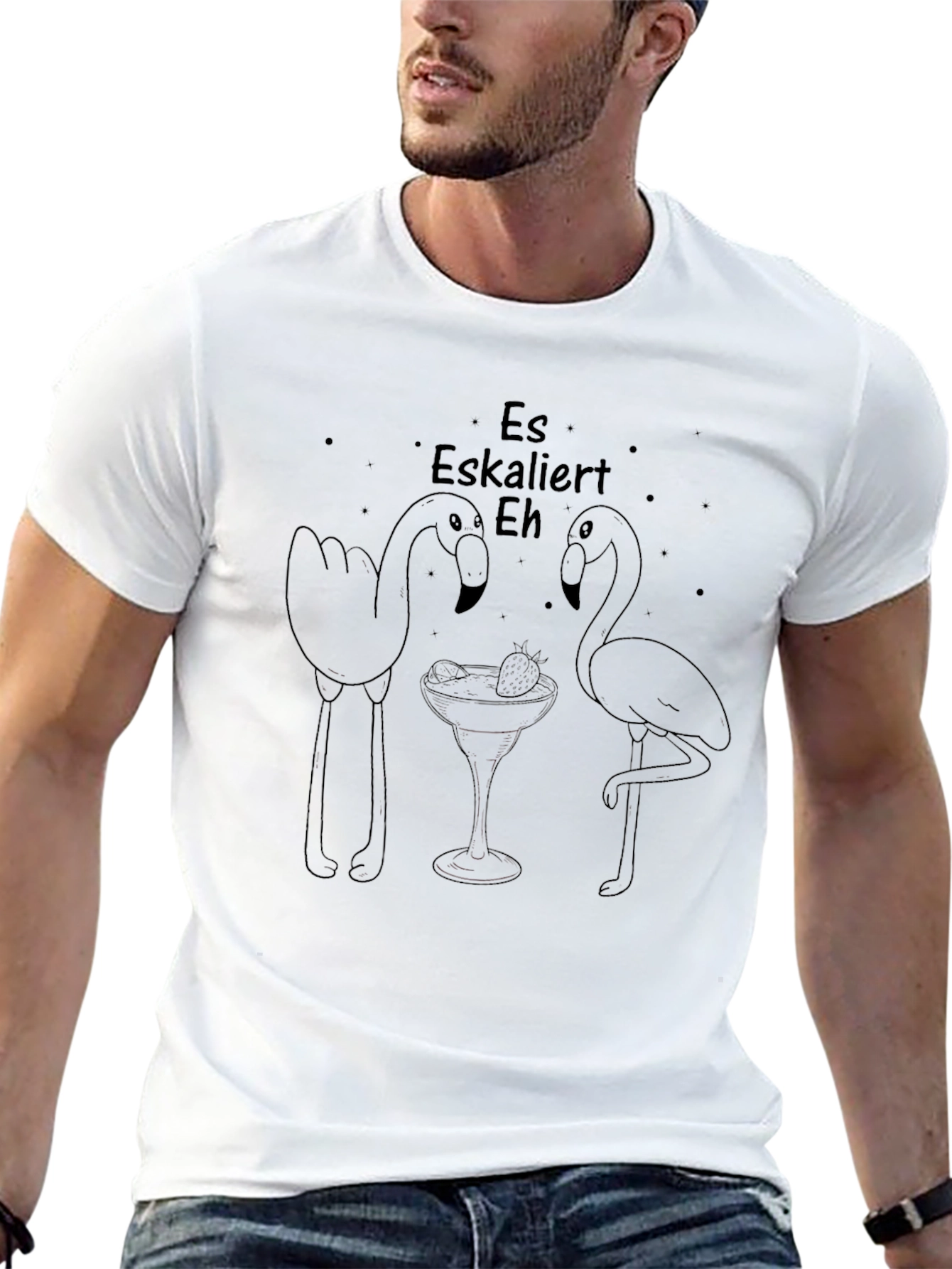 Es Eskaliert Eh Flamingo Tee