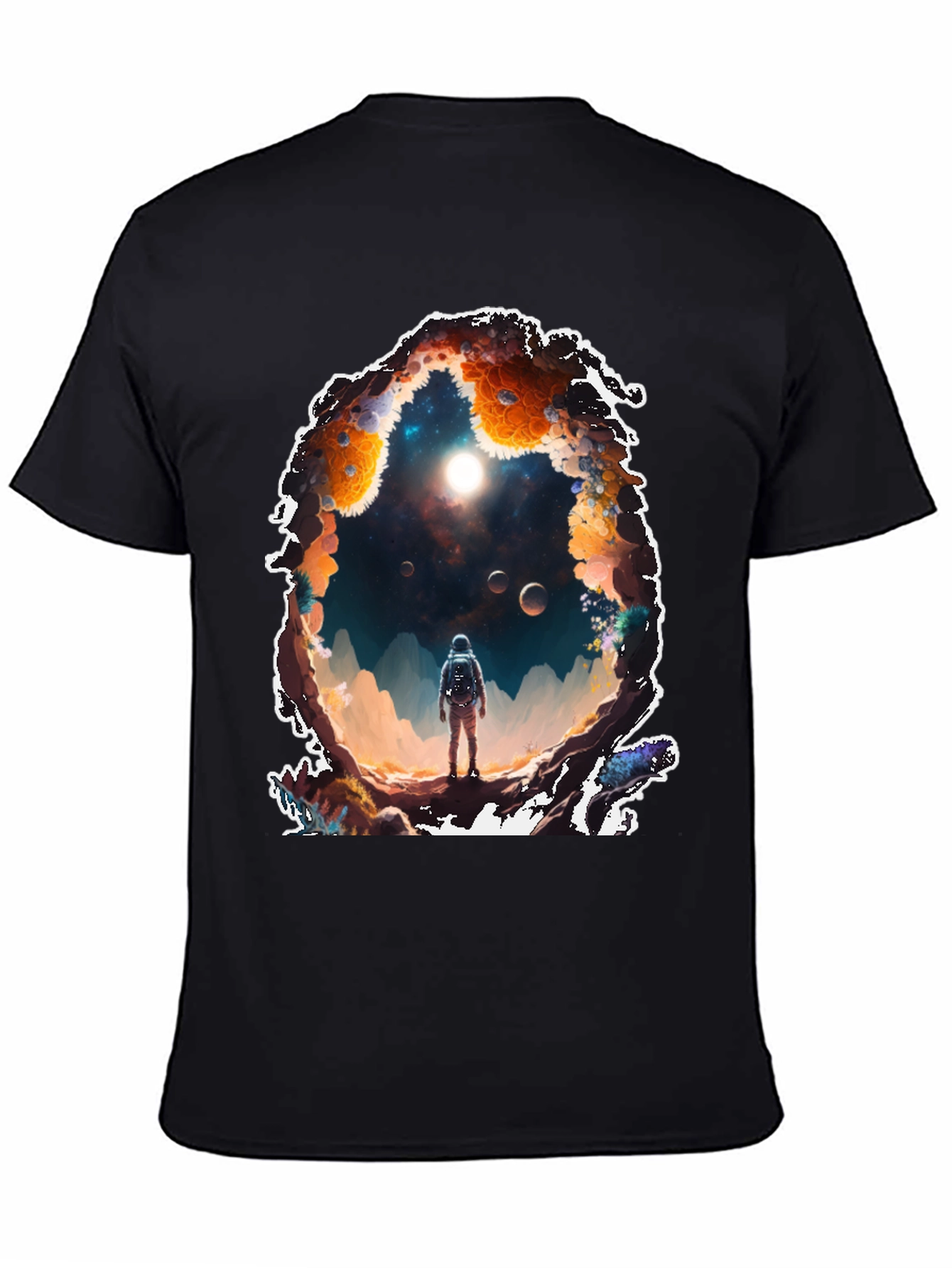 Astronaut Portal Graphic T-Shirt