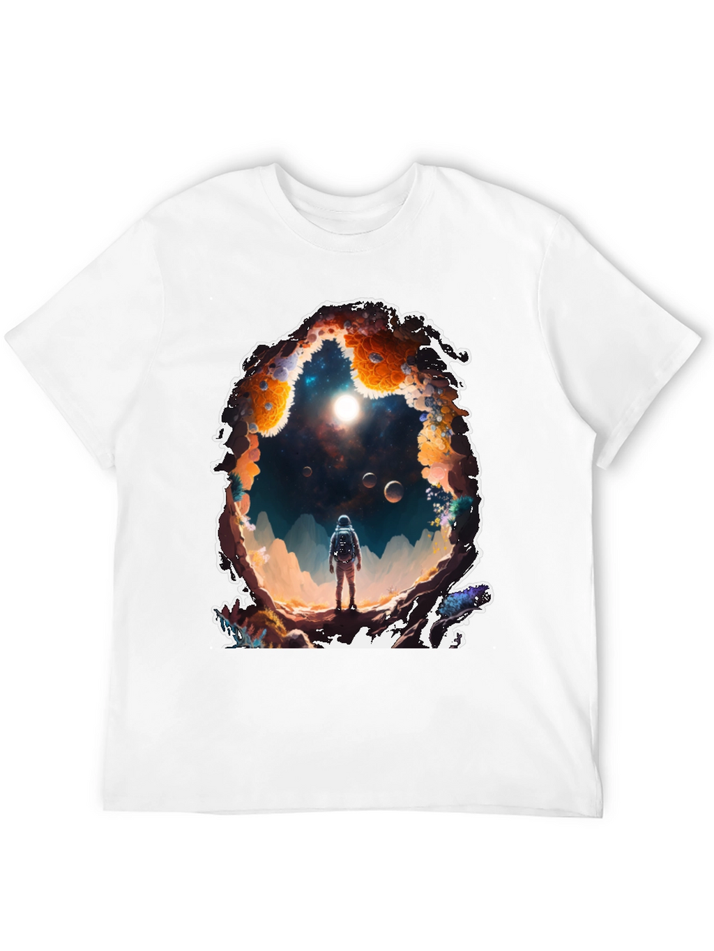 Astronaut Portal Graphic T-Shirt