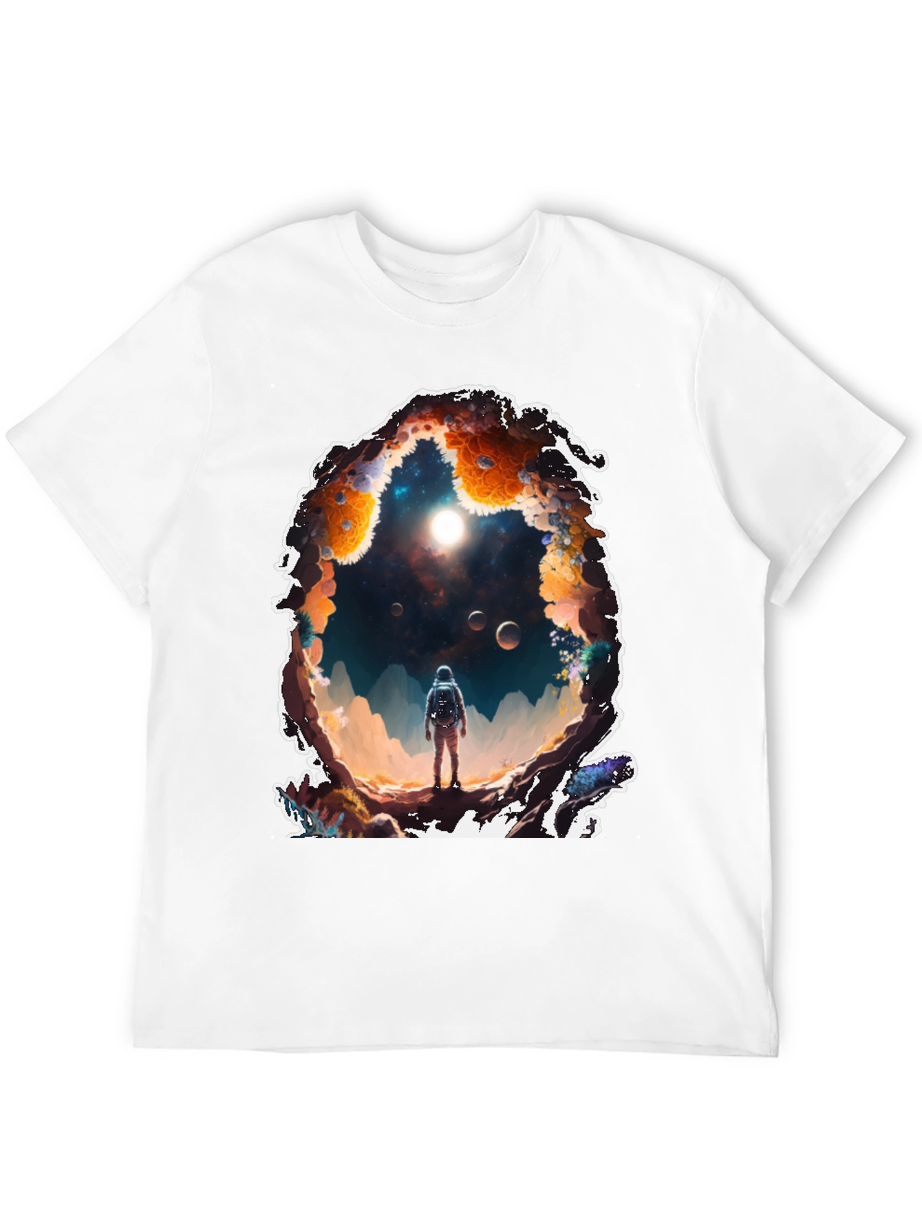 Astronaut Portal Graphic T-Shirt