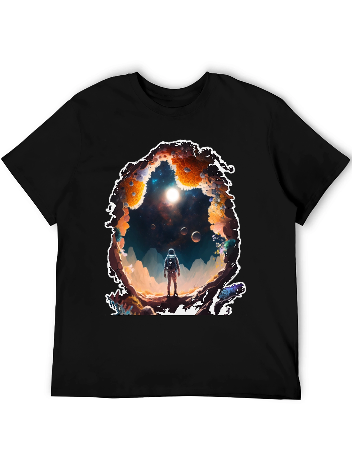 Astronaut Portal Graphic T-Shirt