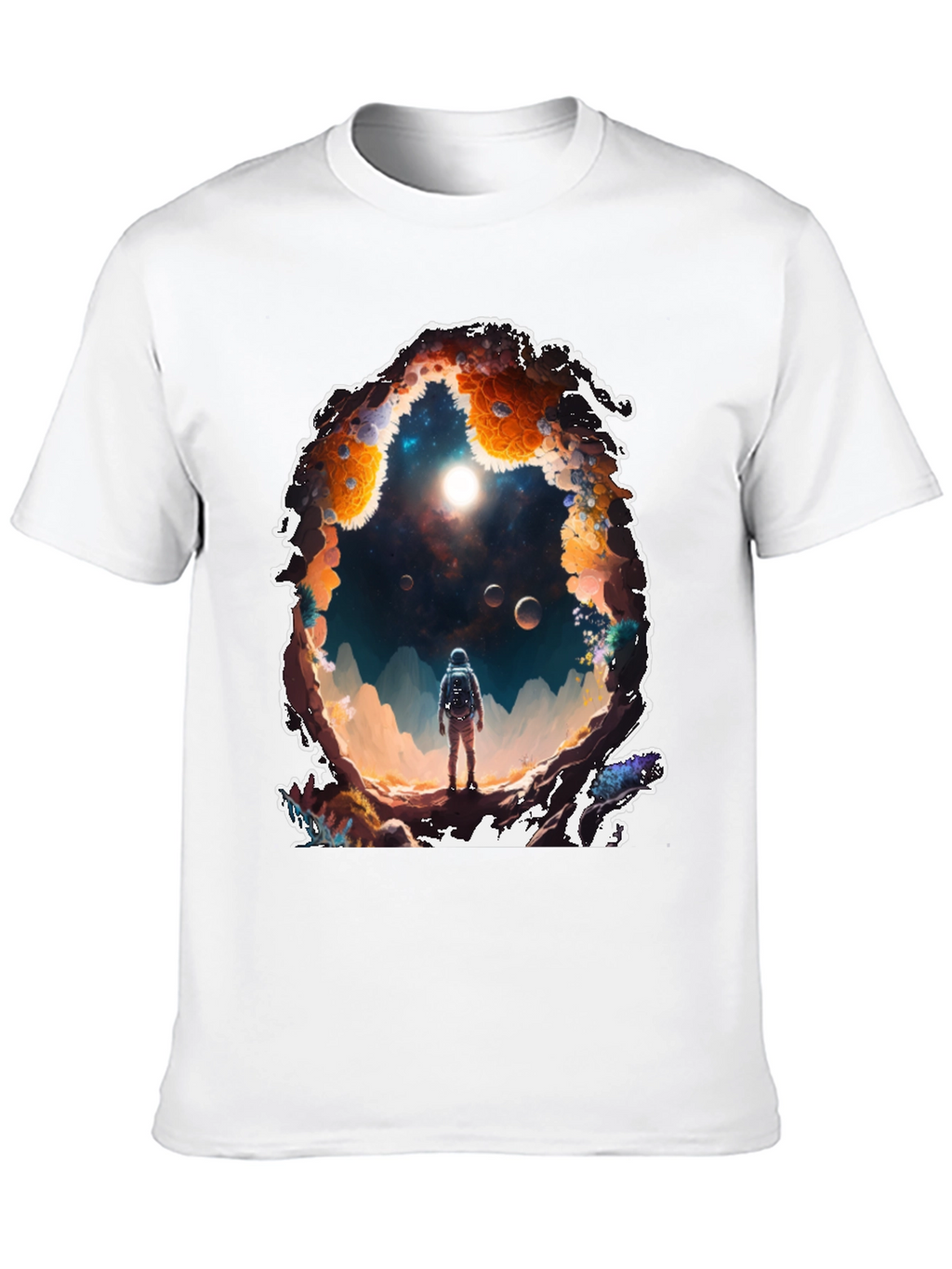 Astronaut Portal Graphic T-Shirt