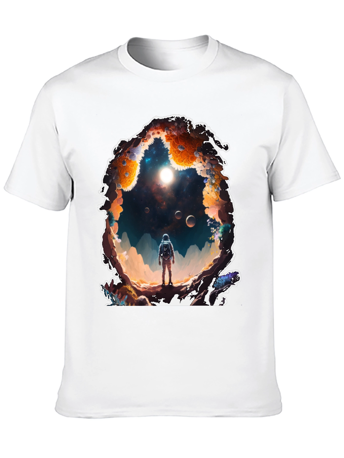 Astronaut Portal Graphic T-Shirt