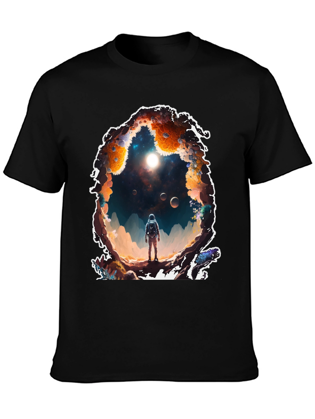 Astronaut Portal Graphic T-Shirt