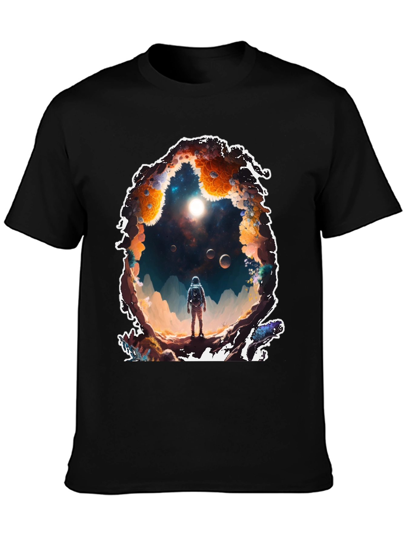 Astronaut Portal Graphic T-Shirt