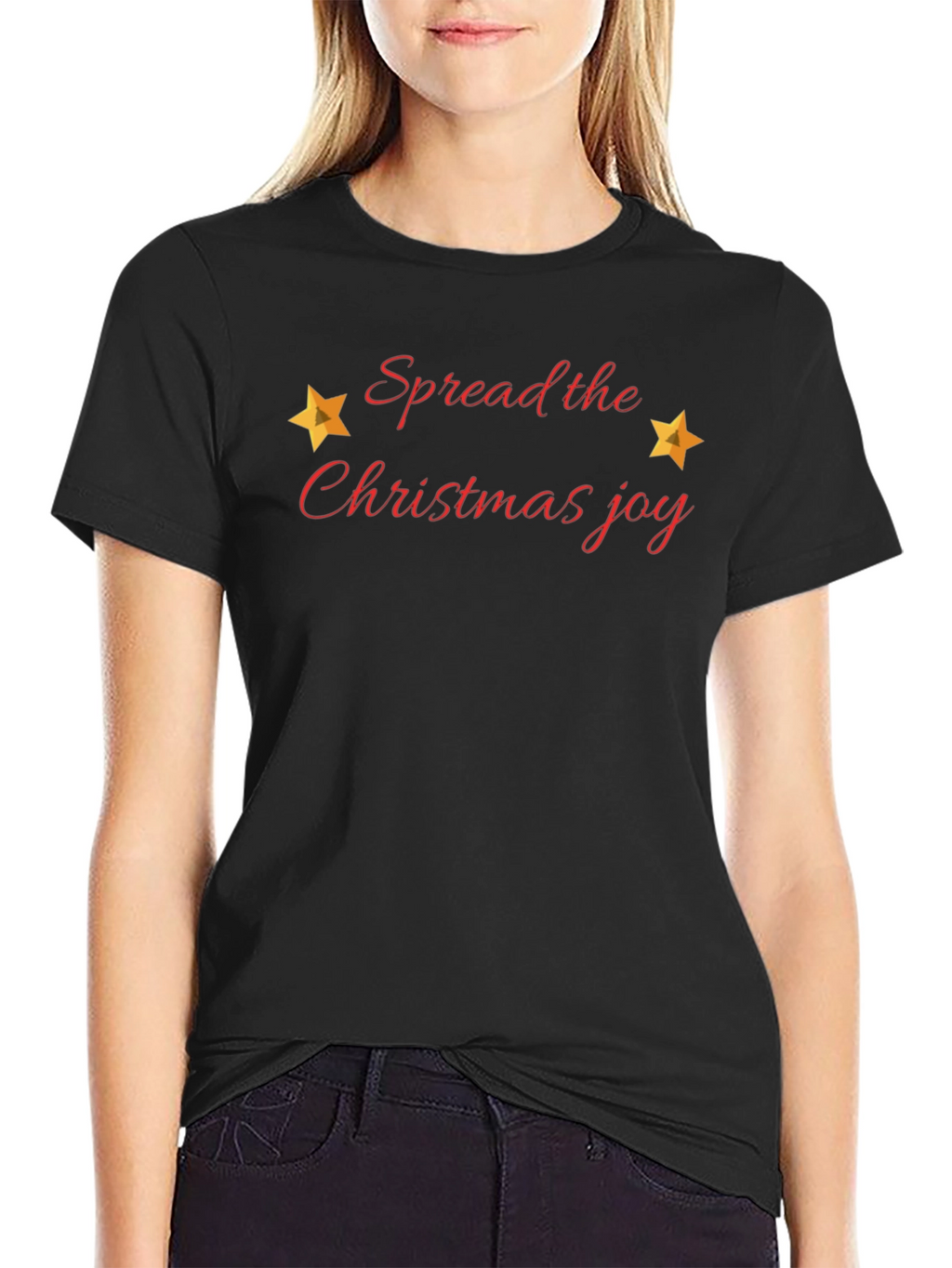 Spread Christmas Joy Graphic Tee - Festive Holiday Shirt