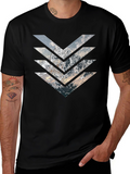Mountain Arrow T-Shirt - Stylish Geometric Design