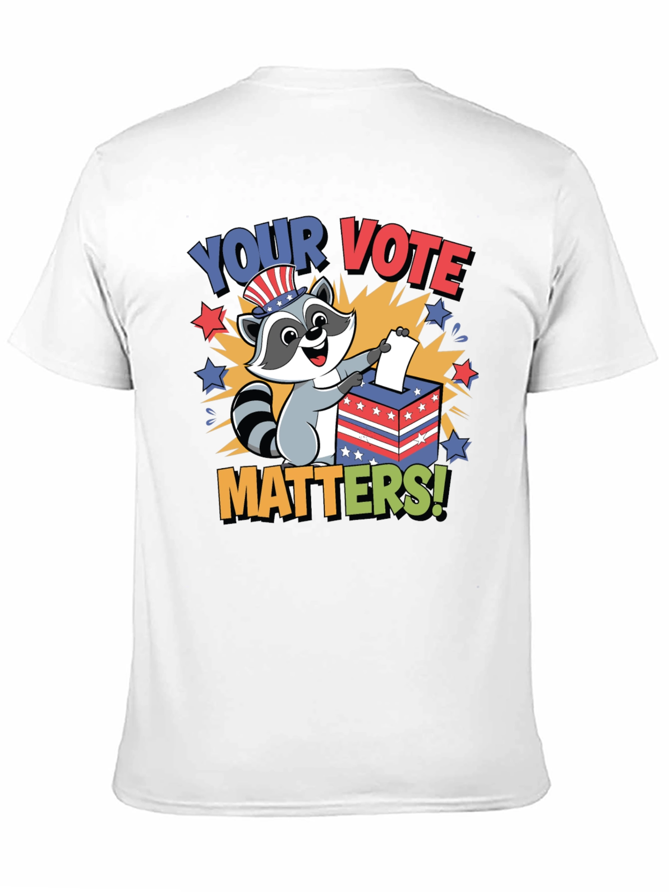 Your Vote Matters Raccoon T-Shirt