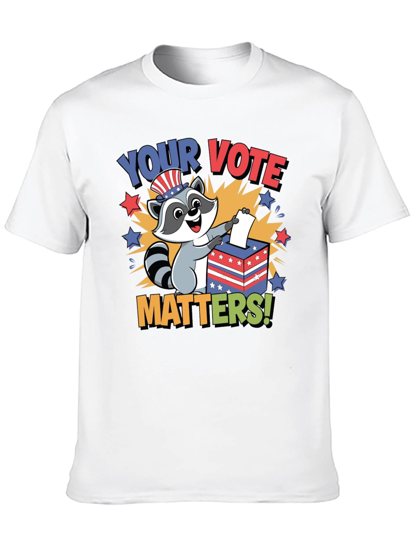 Your Vote Matters Raccoon T-Shirt