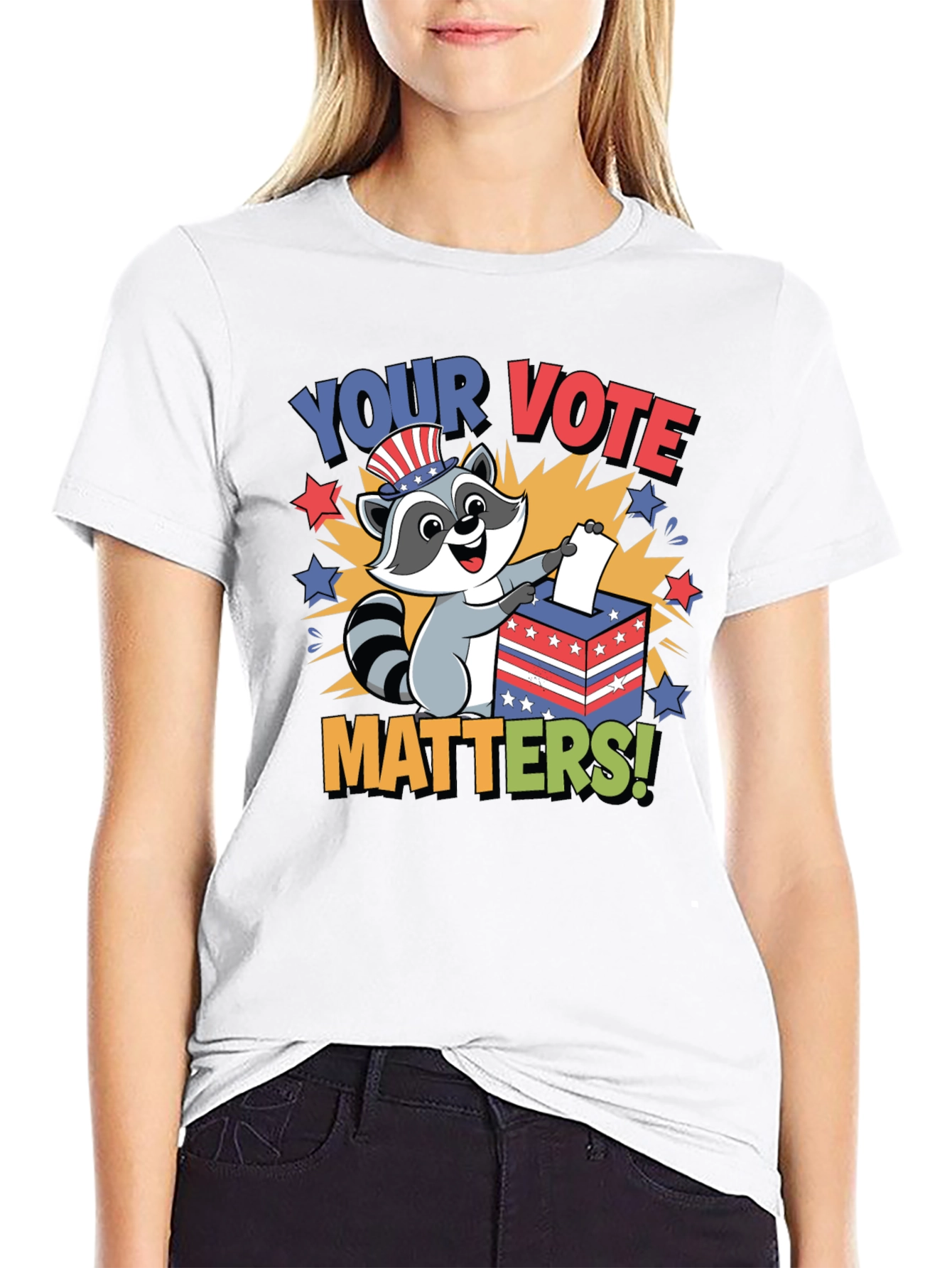 Your Vote Matters Raccoon T-Shirt