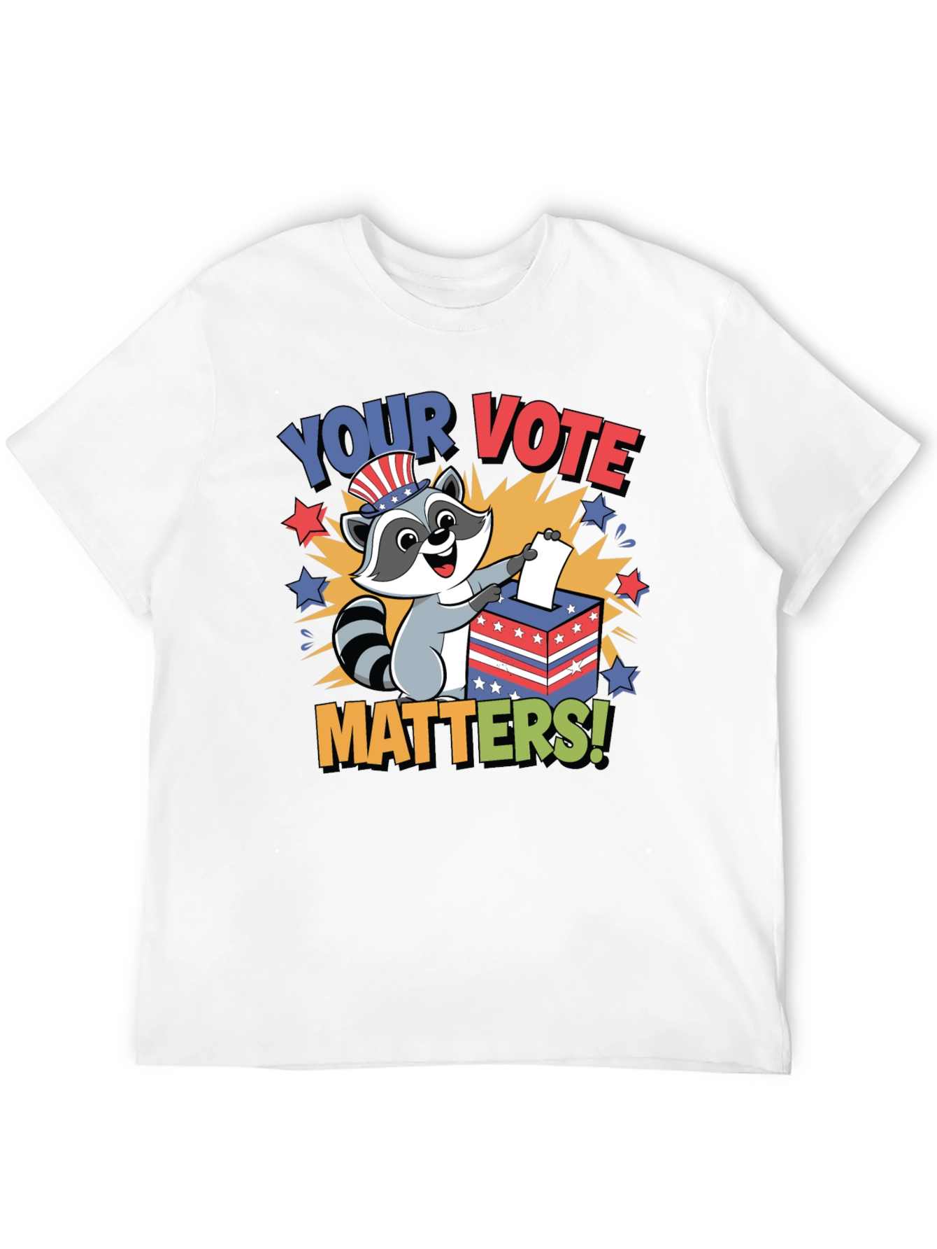 Your Vote Matters Raccoon T-Shirt