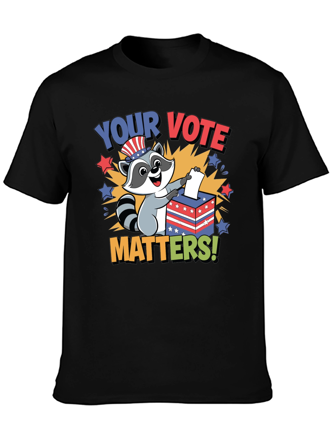 Your Vote Matters Raccoon T-Shirt