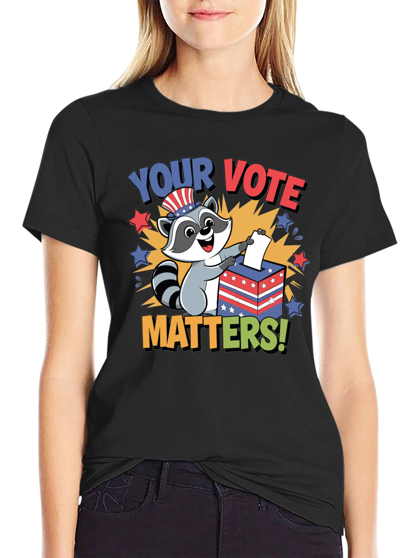 Your Vote Matters Raccoon T-Shirt