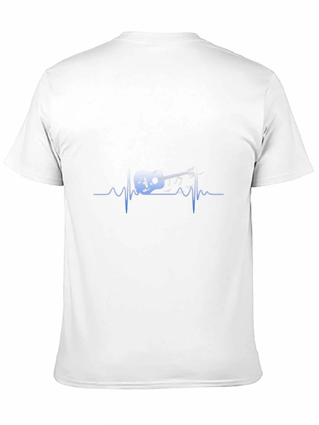 Guitar Heartbeat Graphic Tee - Music Lover Shirt