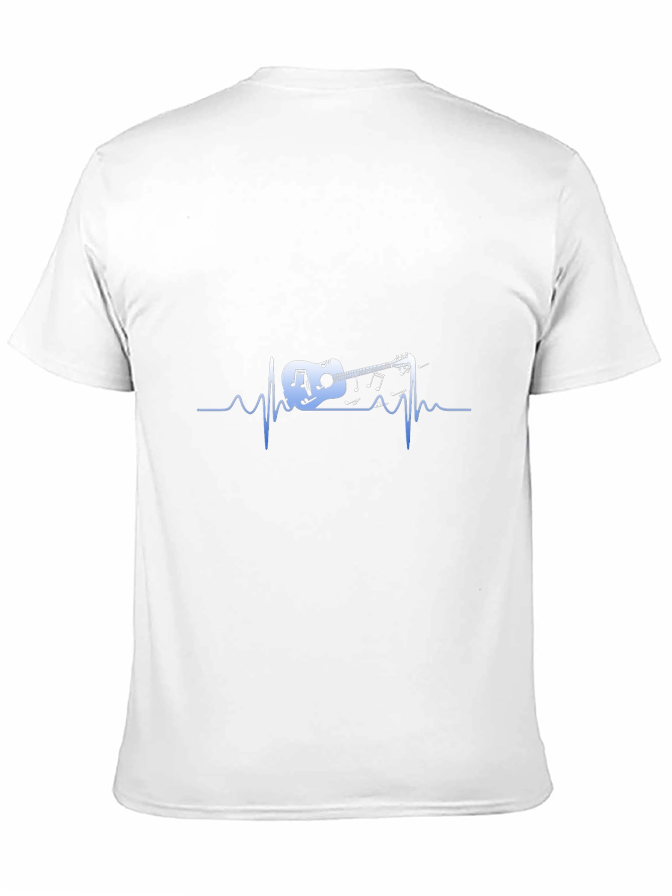 Guitar Heartbeat Graphic Tee - Music Lover Shirt