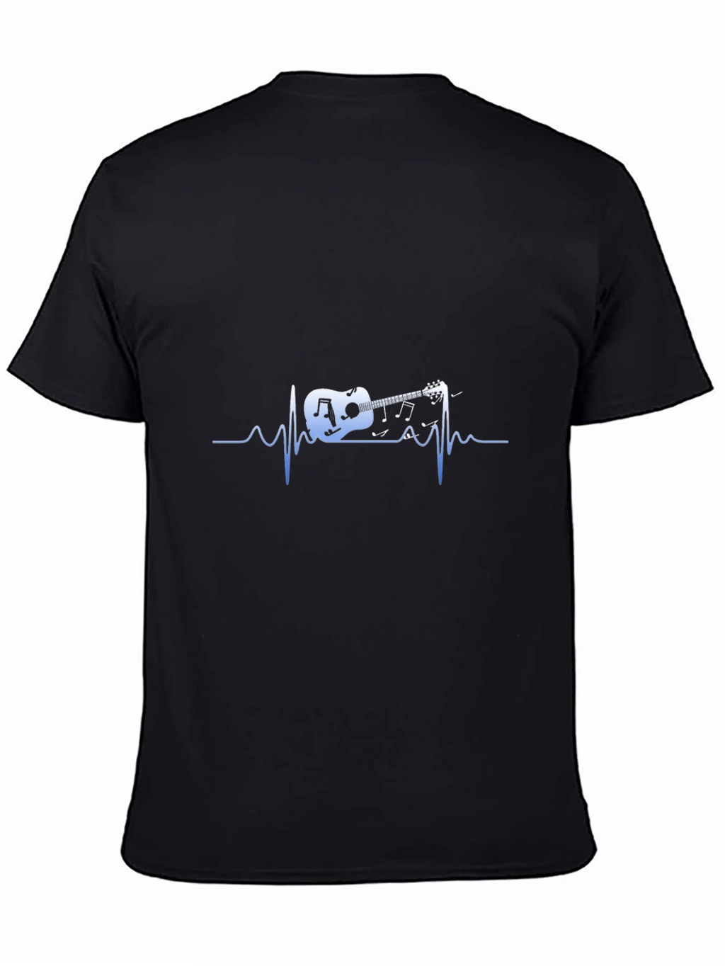 Guitar Heartbeat Graphic Tee - Music Lover Shirt