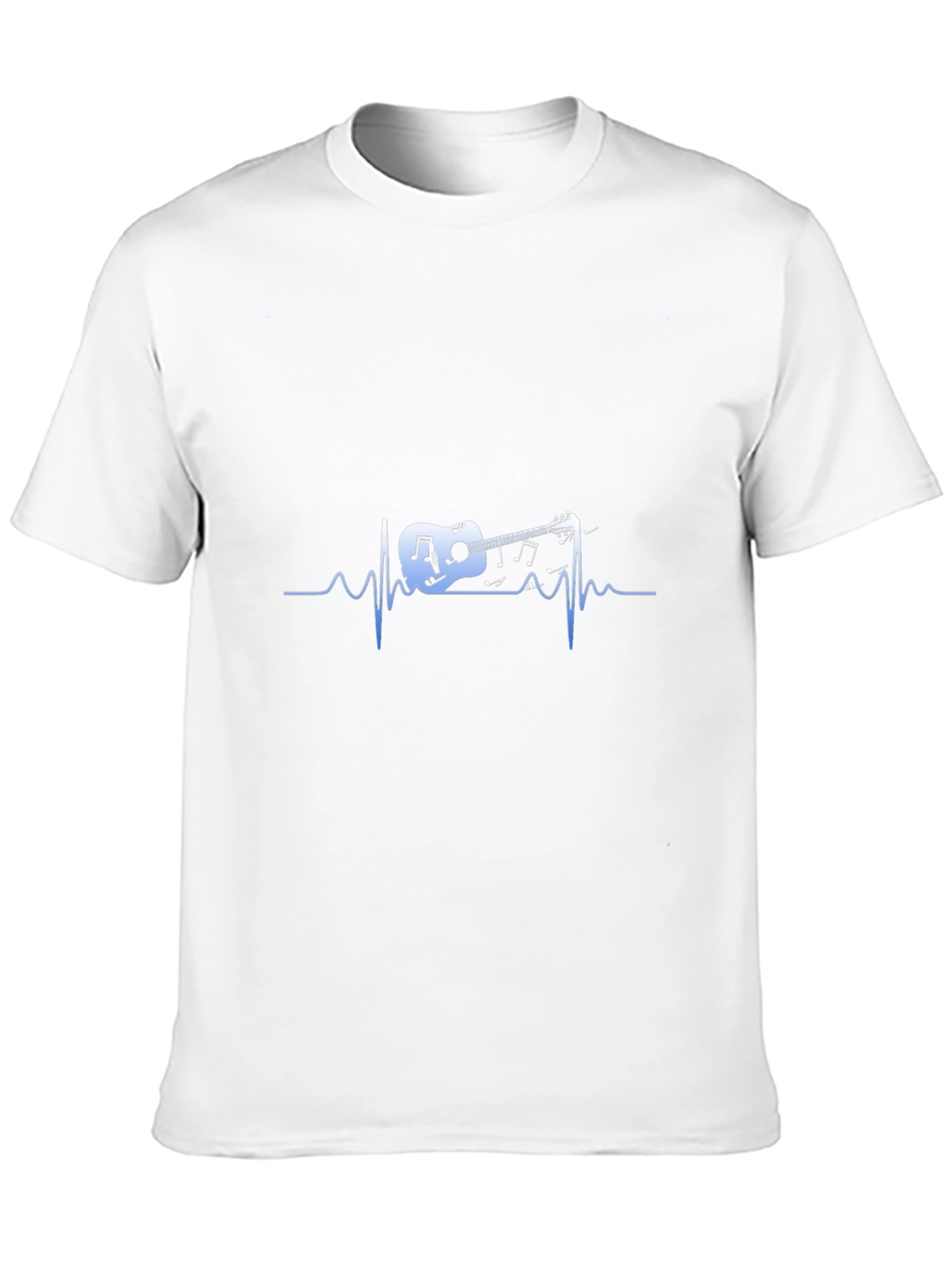 Guitar Heartbeat Graphic Tee - Music Lover Shirt