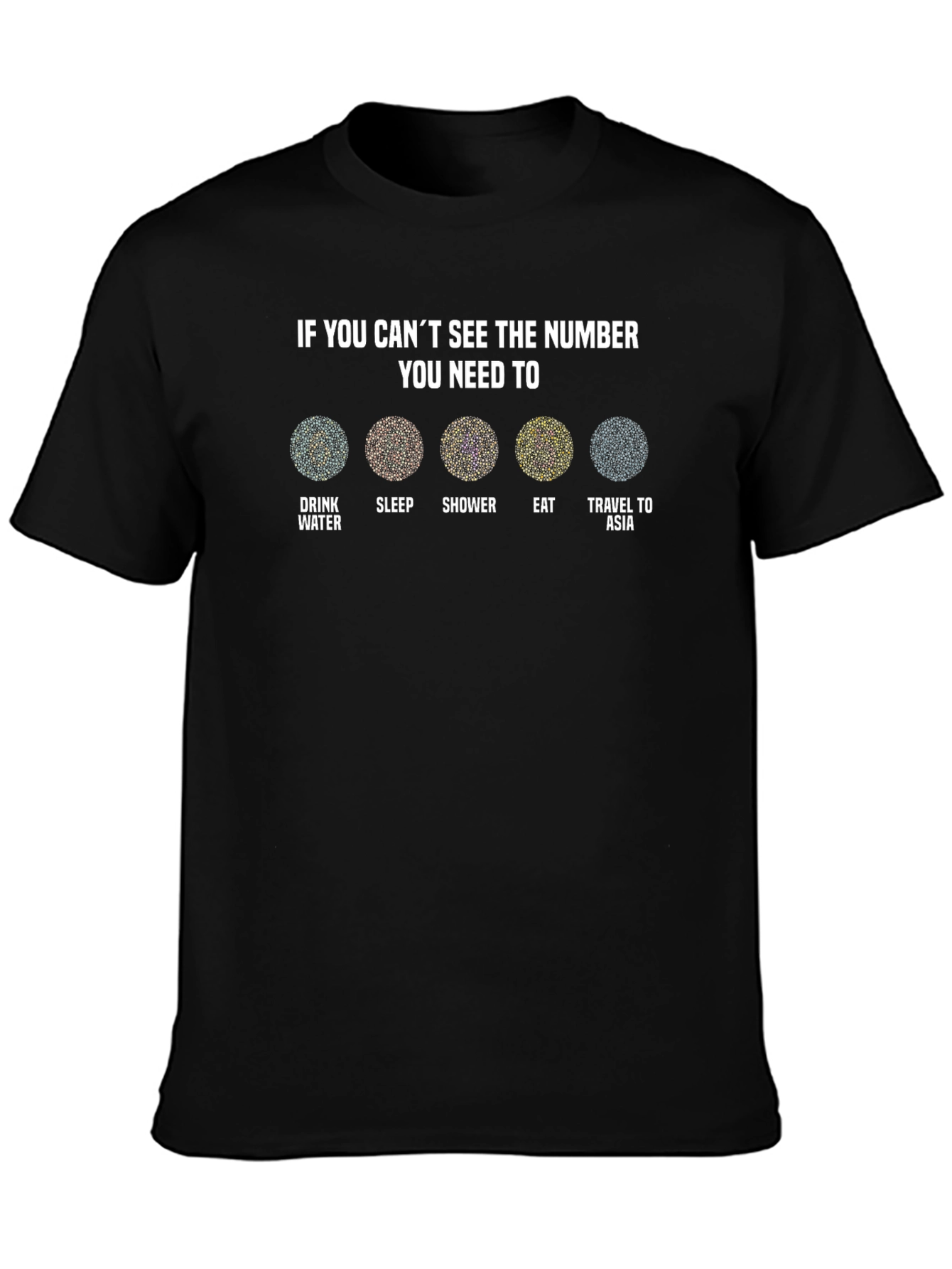 Humorous T-Shirt: See The Number You Need!
