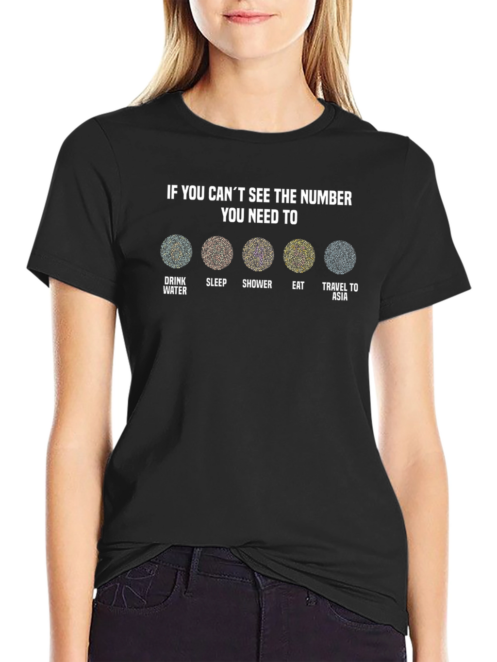 Humorous T-Shirt: See The Number You Need!