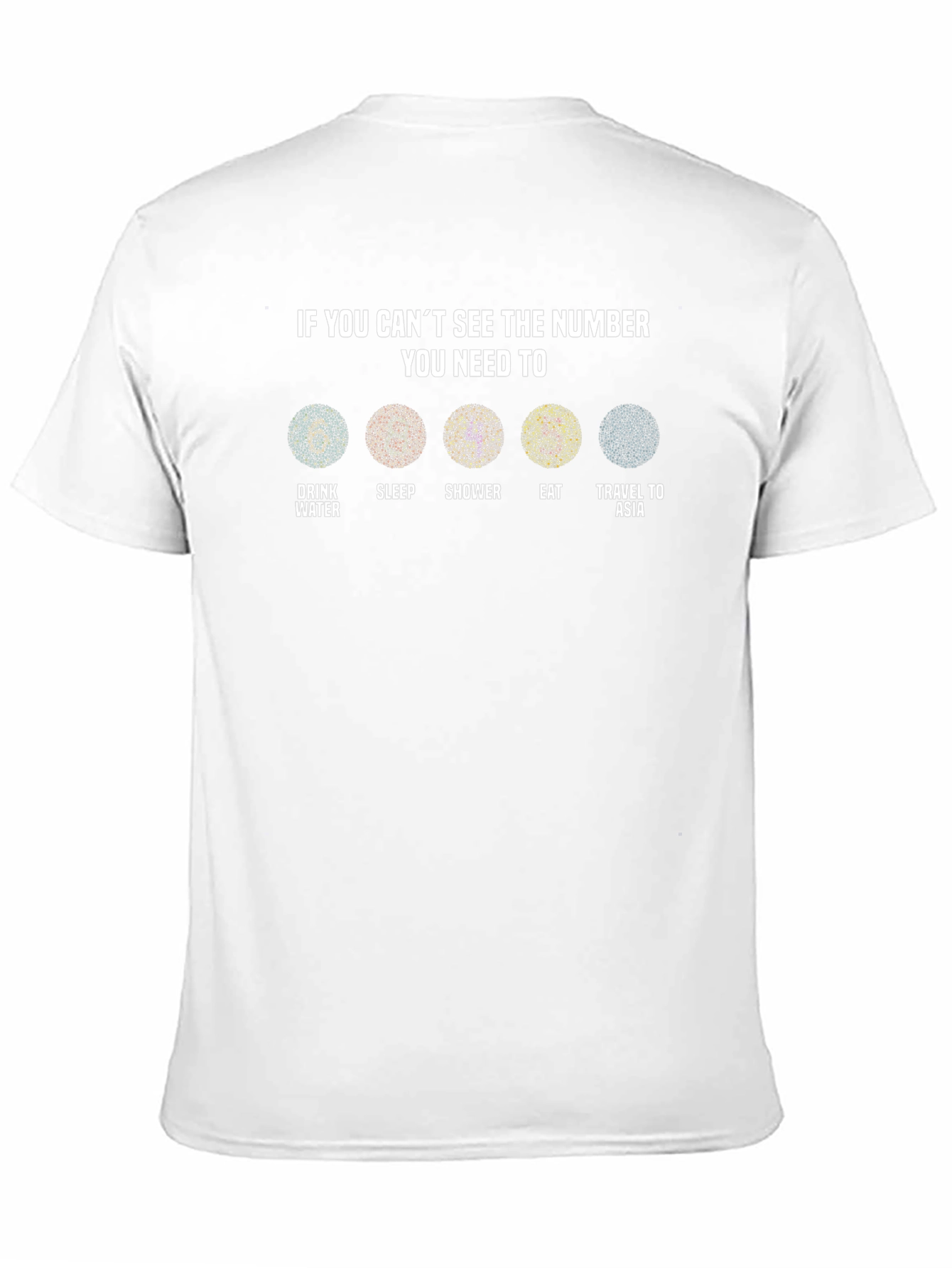 Humorous T-Shirt: See The Number You Need!