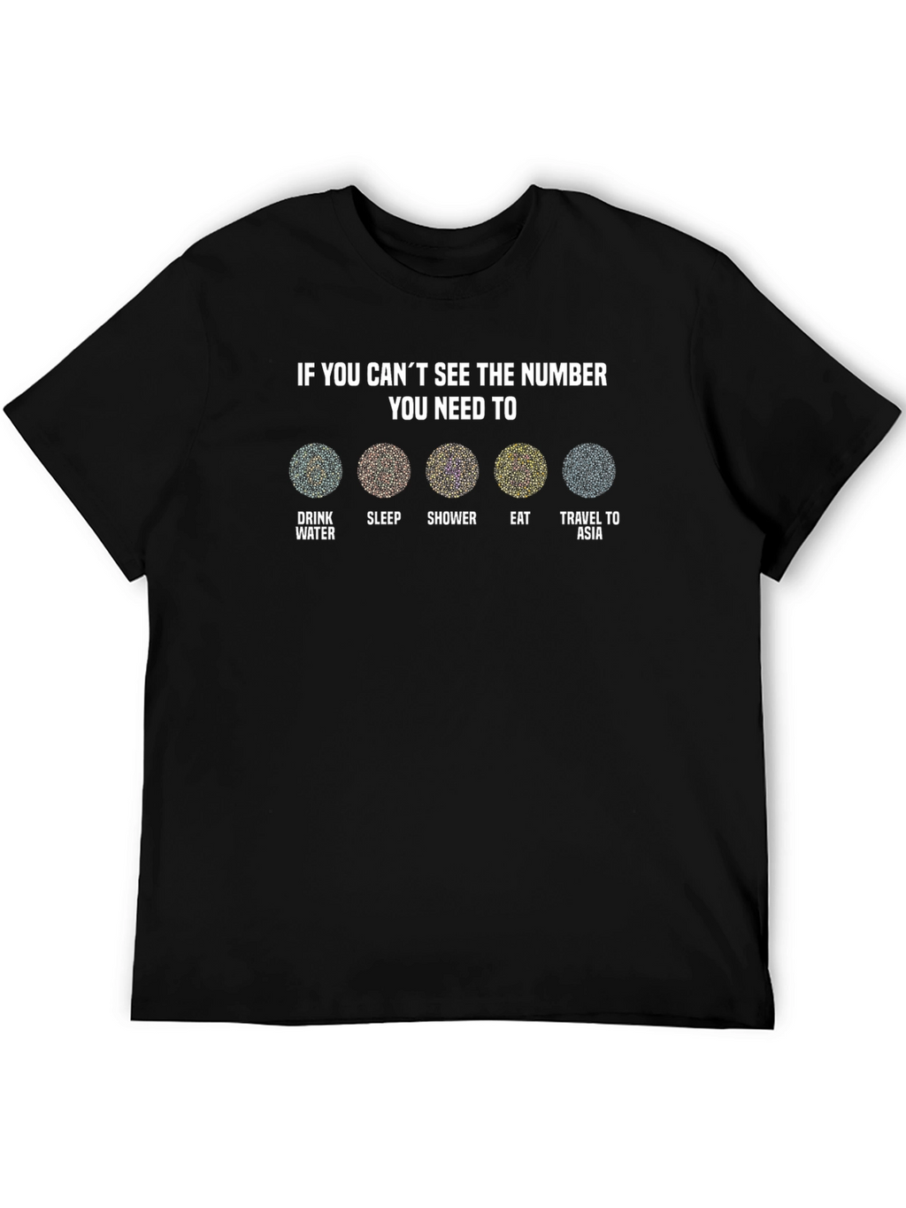 Humorous T-Shirt: See The Number You Need!
