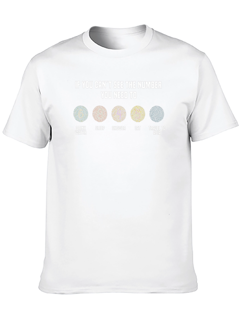 Humorous T-Shirt: See The Number You Need!