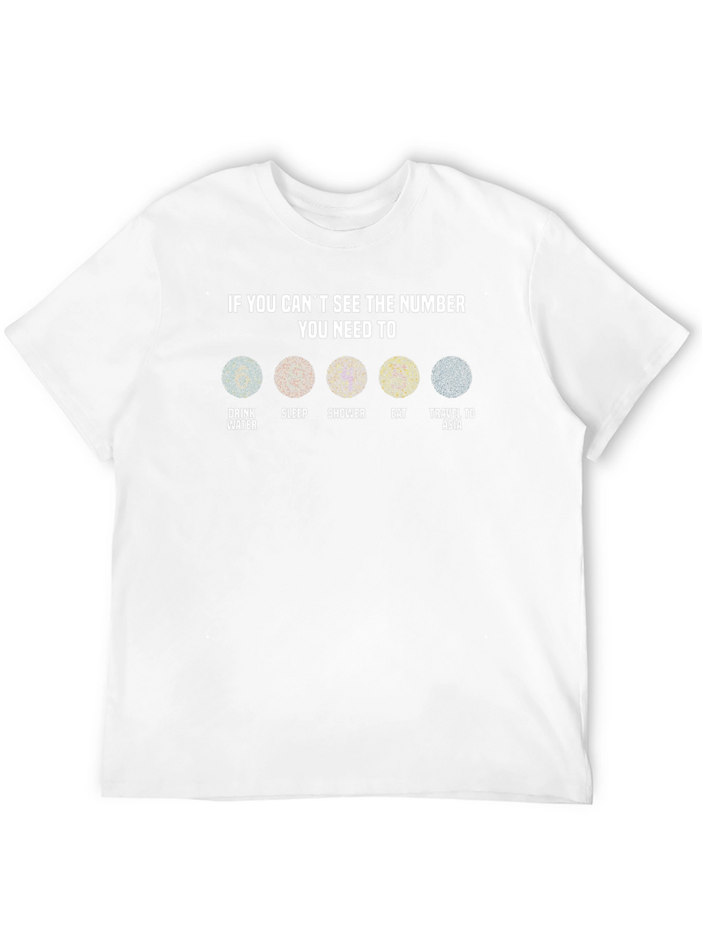 Humorous T-Shirt: See The Number You Need!