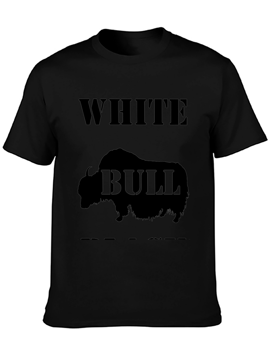 White Bull Graphic Tee - Bold & Unique Design