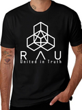 RAU United in Truth Black T-Shirt Graphic Tee