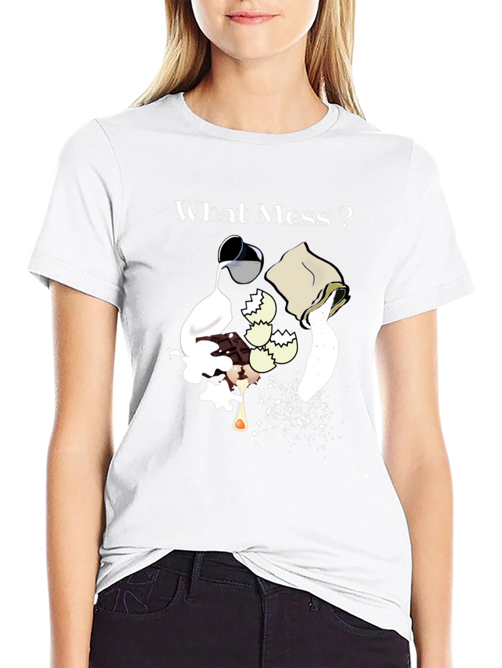 What Mess? Graphic Tee - Bakers Humor