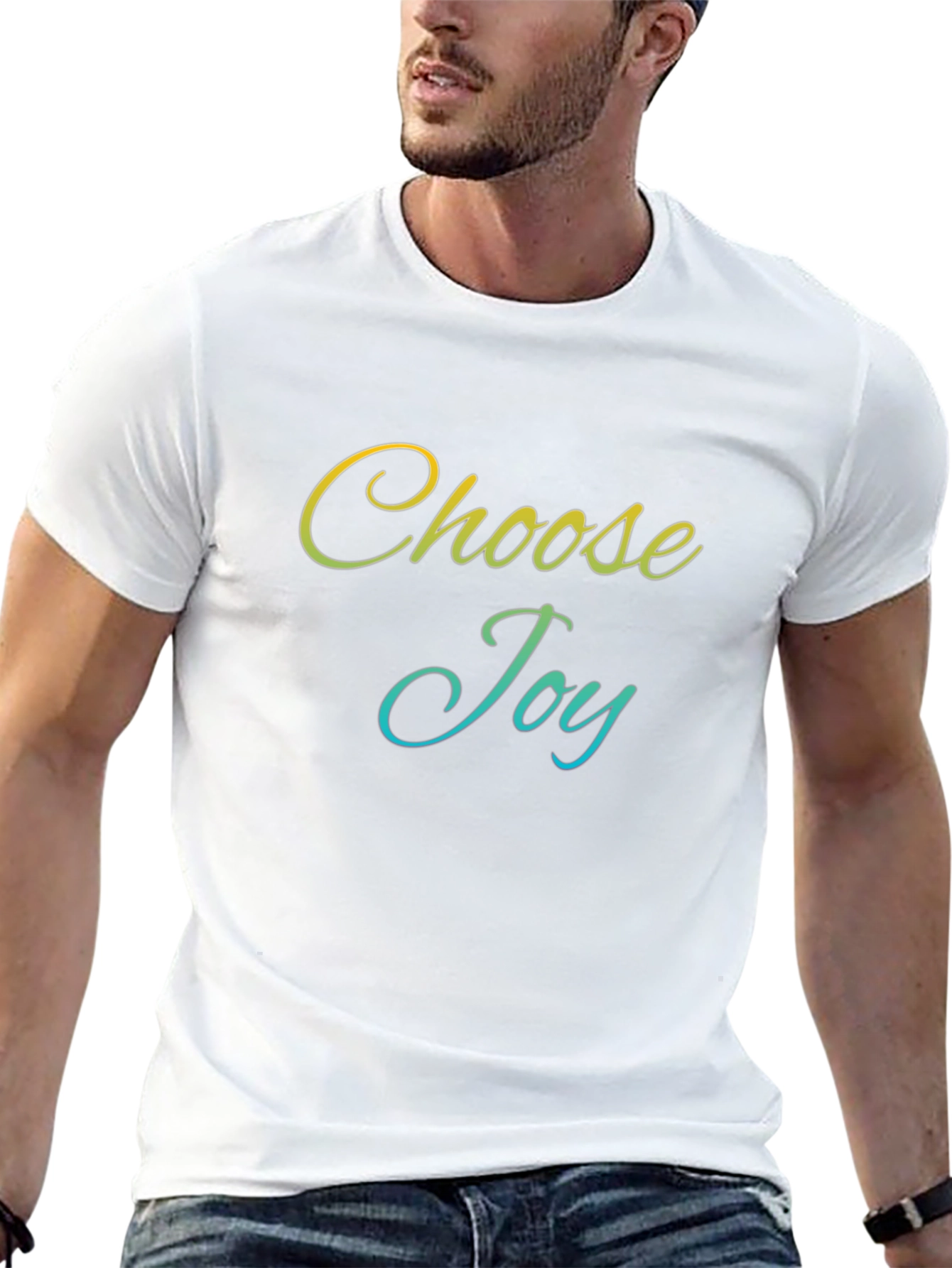 Choose Joy Graphic T-Shirt - Black