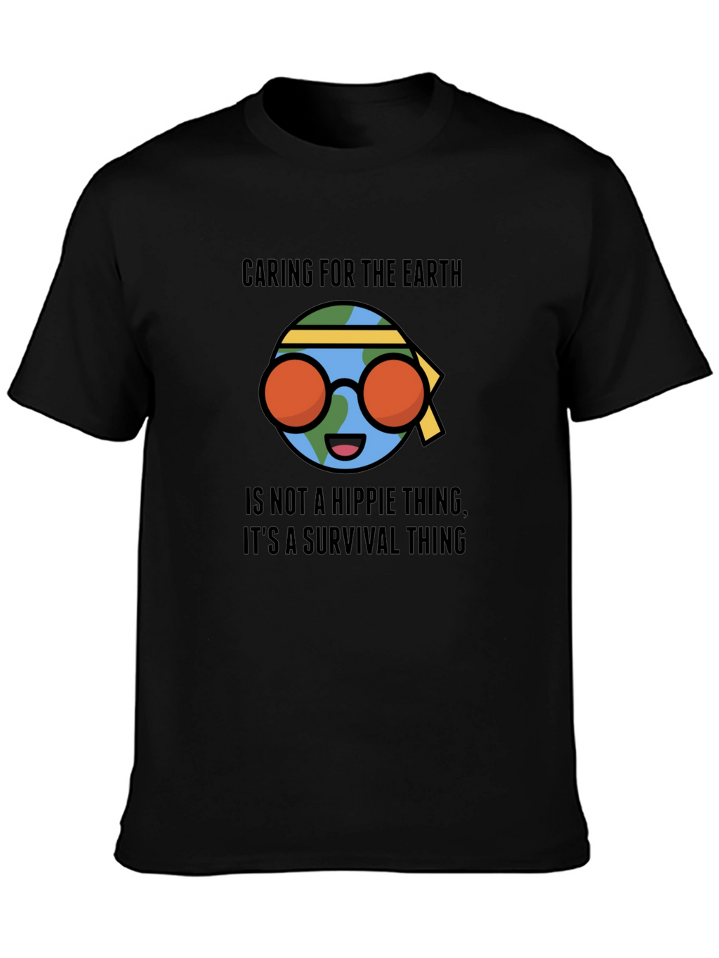 Caring Earth T-Shirt - Hippie Survival Tee