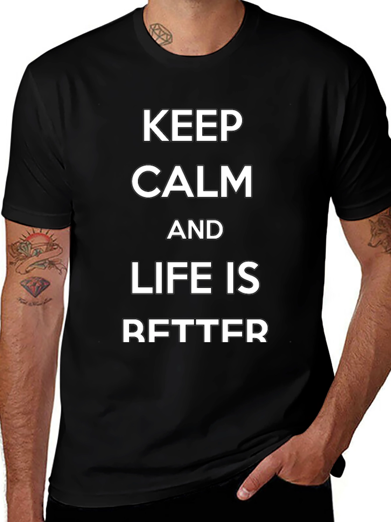 Keep Calm Funny Graphic Tee